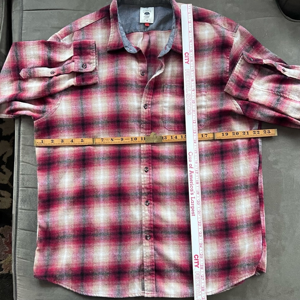The Authentic Copper Oak Supply Co. Men's Flannel Shirt (XL) Excellent Condition - Picture 7 of 8